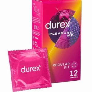 Durex Pleasure Me Condom - Regular Fit - Pack Of 12