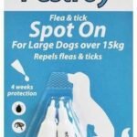 Pestroy Flea And Tick Spot On For Large Dogs Over 15Kg