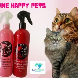 Dr J's Just 4 Pets Duo Set Stain + Odour Removal Spray & Bactericidal Spray