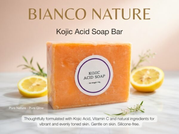 Bianco Nature London Premium Kojic Acid Brightening Soap 140g