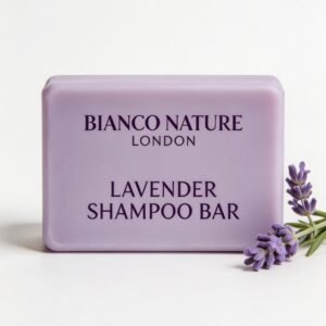 Handmade Natural Lavender Shampoo Bar Silicone-Free 110g