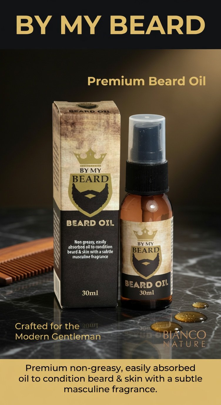 100% Original BY MY BEARD Beard Oil Premium Quality - 30ml - Image 2