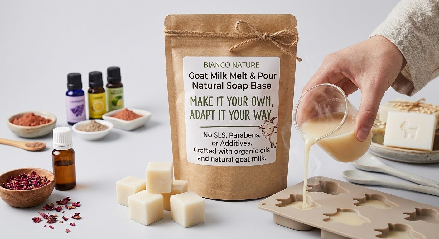 Bianco Nature Melt & Pour Natural Goat Milk Soap Base